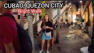 Night Walk in Cubao, Quezon City, Philippines - Virtual Tour