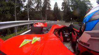 Onboard with David Hauser (Dallara GP2) - Trento Bondone 2013