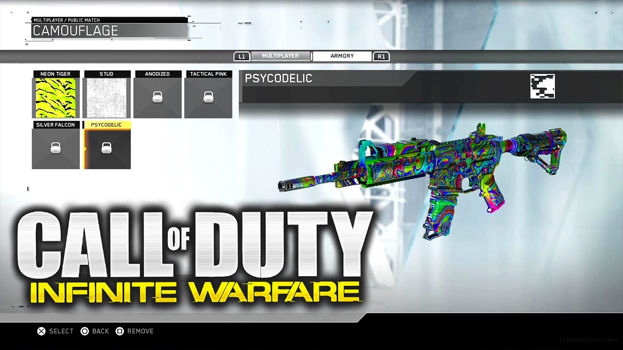ALL "NEW WEAPON CAMOS" in INFINITE WARFARE - ALL COD IW Camos (COD IW NEW Armory Camos)