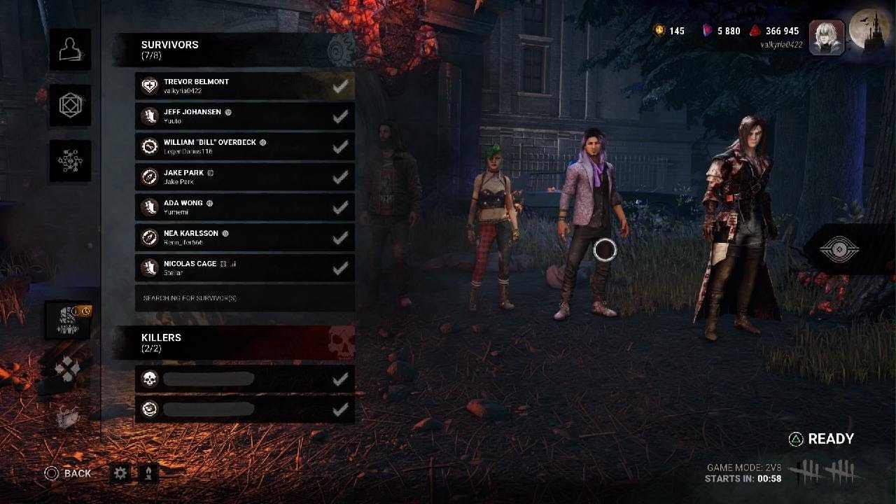 Dead by Daylight 2v8 Resident Evil vs Wesker and Huntress - YouTube