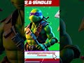 Fortnite X Ninja Turtles 🐢  #fortniteseason4 #fortnite #gaming