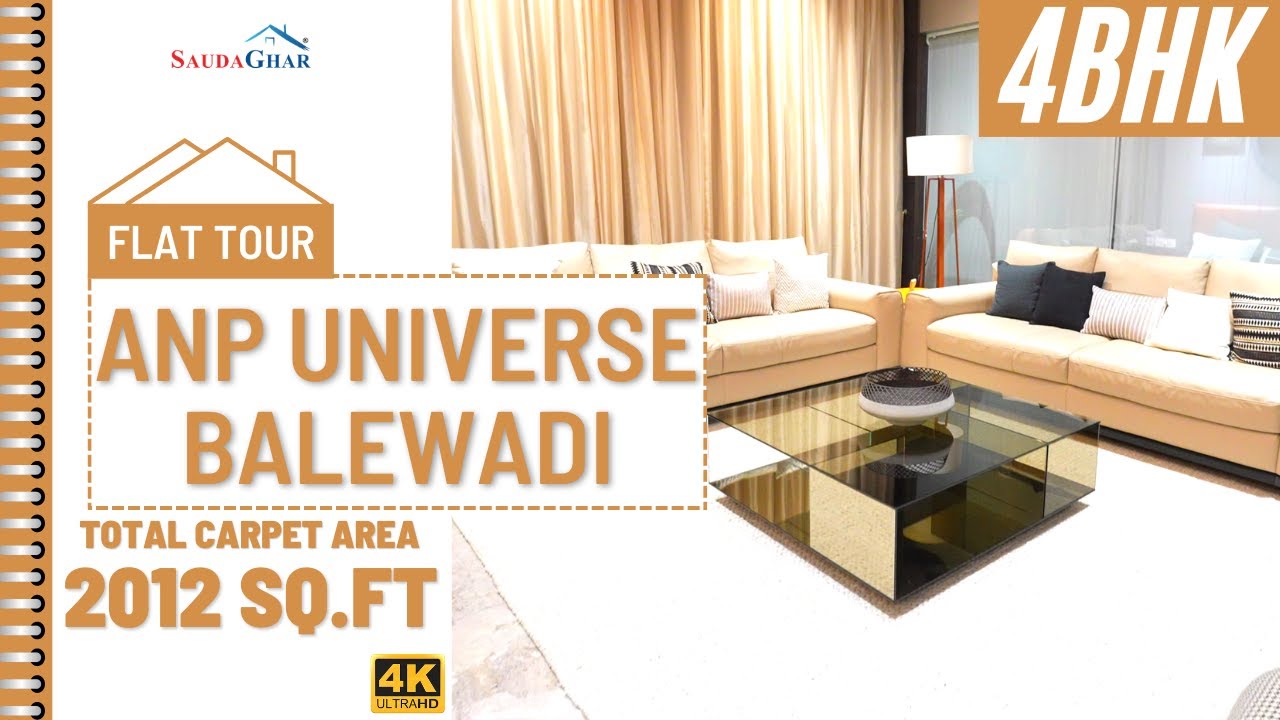 ANP Universe 4BHK Flat in Balewadi | 2000+ Sq.Ft | Spacious House with Full Interior 