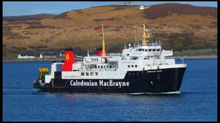 CalMac ferry Hebridean Isles arriving at Port Ellen Islay