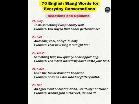 70 English Slang