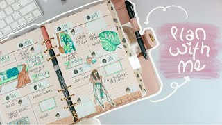 Plan With Me: Planning My Week In Less Than 15 Minutes | Miami Mini Kit from My Shop | A5 Rings