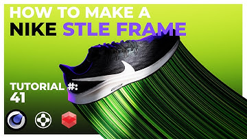 How to make a Nike Style Frames - Cinema 4D & Redshift Tutorial