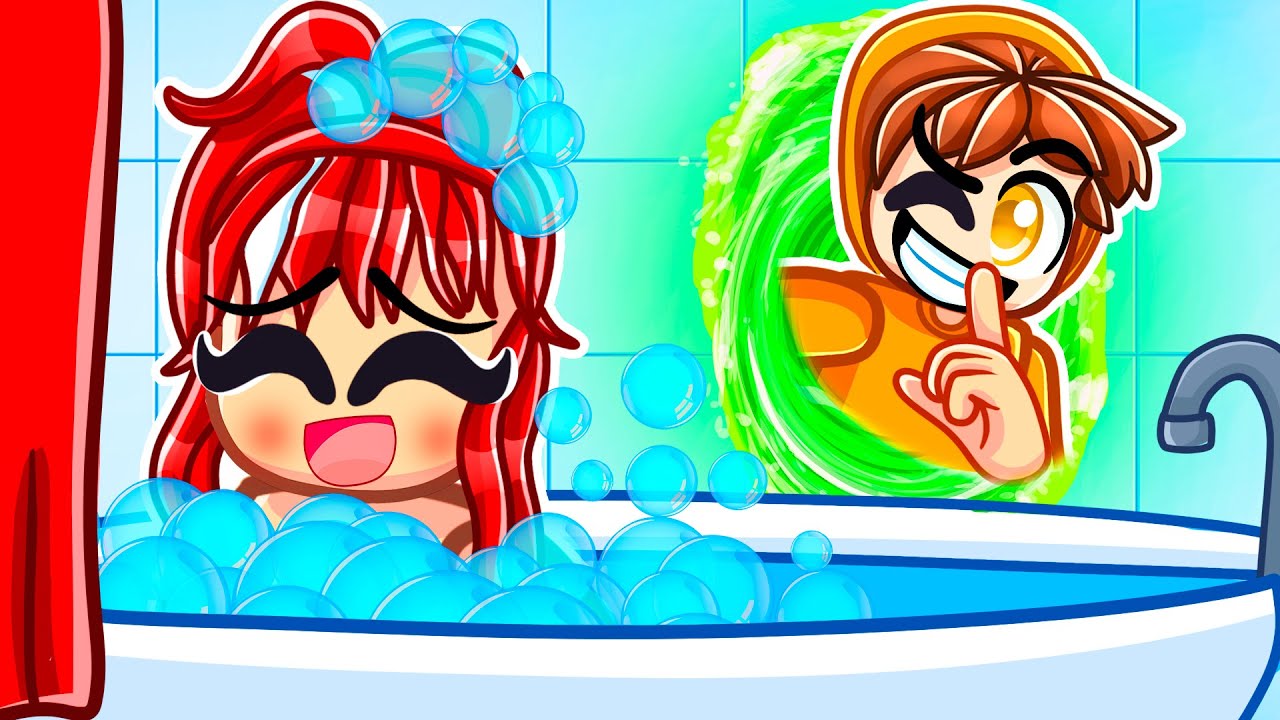 Using PORTALS to SPY on My Crush in Roblox!