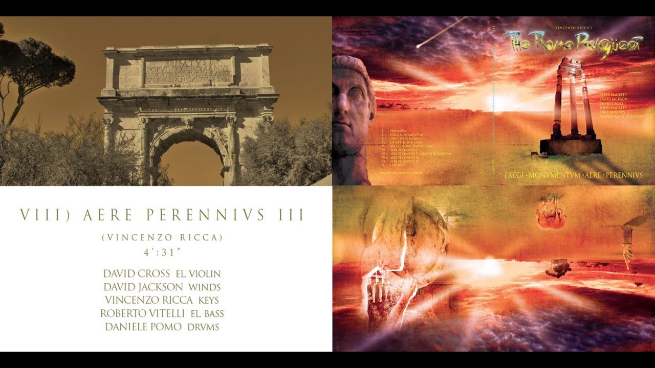 Vincenzo Ricca's The Rome Pro(G)ject III - "AERE PERENNIVS III" ft ...