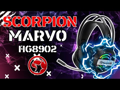 Audiculares Marvo HG8902 | SCORPION GAMING | UNBOXING Español | Test Micrófono