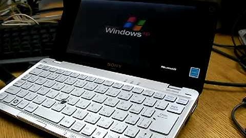 Windows XP SP3 on SONY VAIO type P