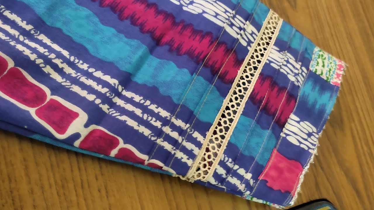 Trending sleeves design l sleeves design with joining lace l beautiful