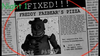 The Return To Freddy's (Night 1)