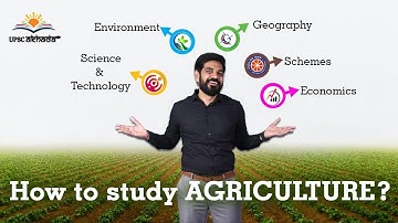How to study Agriculture for UPSC |Upsc 2021