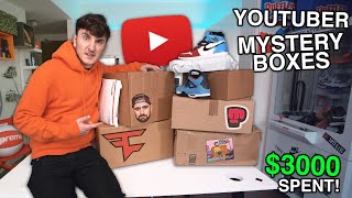 I Bought $3000 Worth Of Youtuber Mystery Boxes...