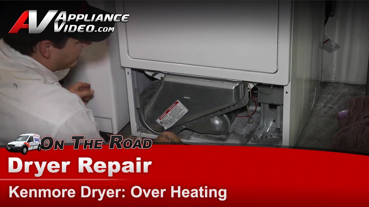 Kenmore, Roper & Whirlpool Dryer Repair & Diagnostc getting too hot and
