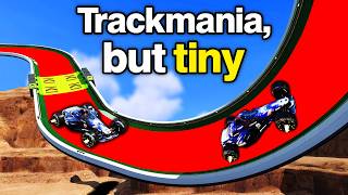 Playing Trackmania, but all Maps have Shrunk!