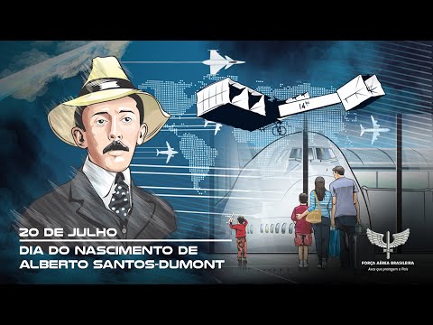 FAB produz vídeo especial em homenagem a Santos-Dumont