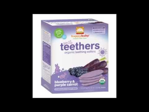 happy baby teethers blueberry & purple carrot