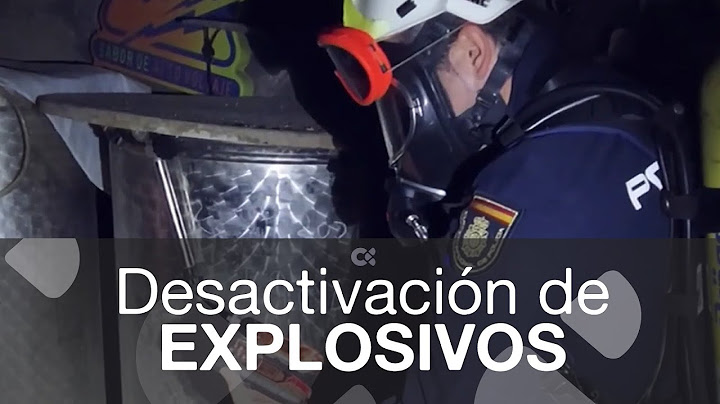 Desactivación de explosivos