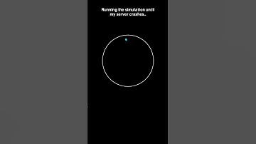 Ball bouncing simulation #adhd #music #code #space #python #physics #simulations #memes #science