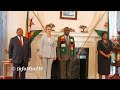 Bulgaria Ambassador-designate Maria Tzotzorkava presents her credentials to President Mnangagwa