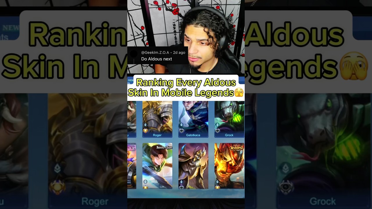 Ranking Every Aldous Skin In Mobile Legends🫣