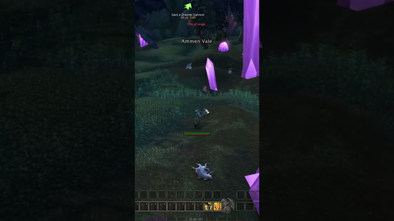 World of Warcraft Playthrough: Draenei Hunter Ep 3 