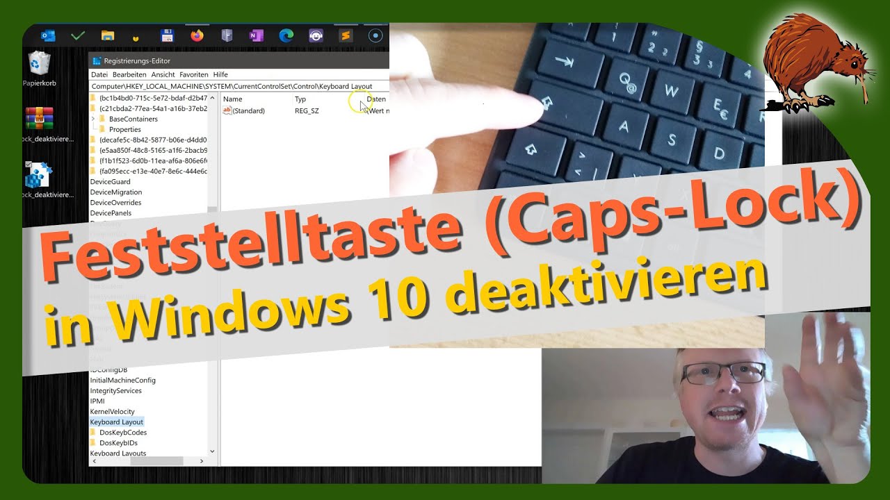 feststelltaste caps lock in windows deaktivieren youtube