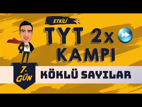 Köklü Sayılar I TYT 2x Kampı - Etkili I #yks2023