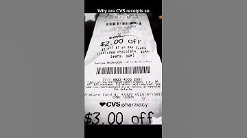 Why are CVS receipts so long? #TikTok #Comedy