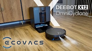 ECOVACS DEEBOT X12 OmniCyclone: The Future of Robot Vacuum Cleaning