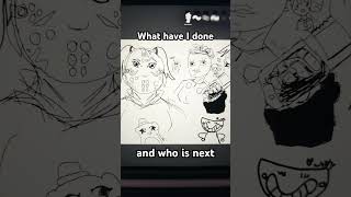 Drawing horror characters as anime waifus #horror #horrorgaming #horrormovies #anime #cutehorror