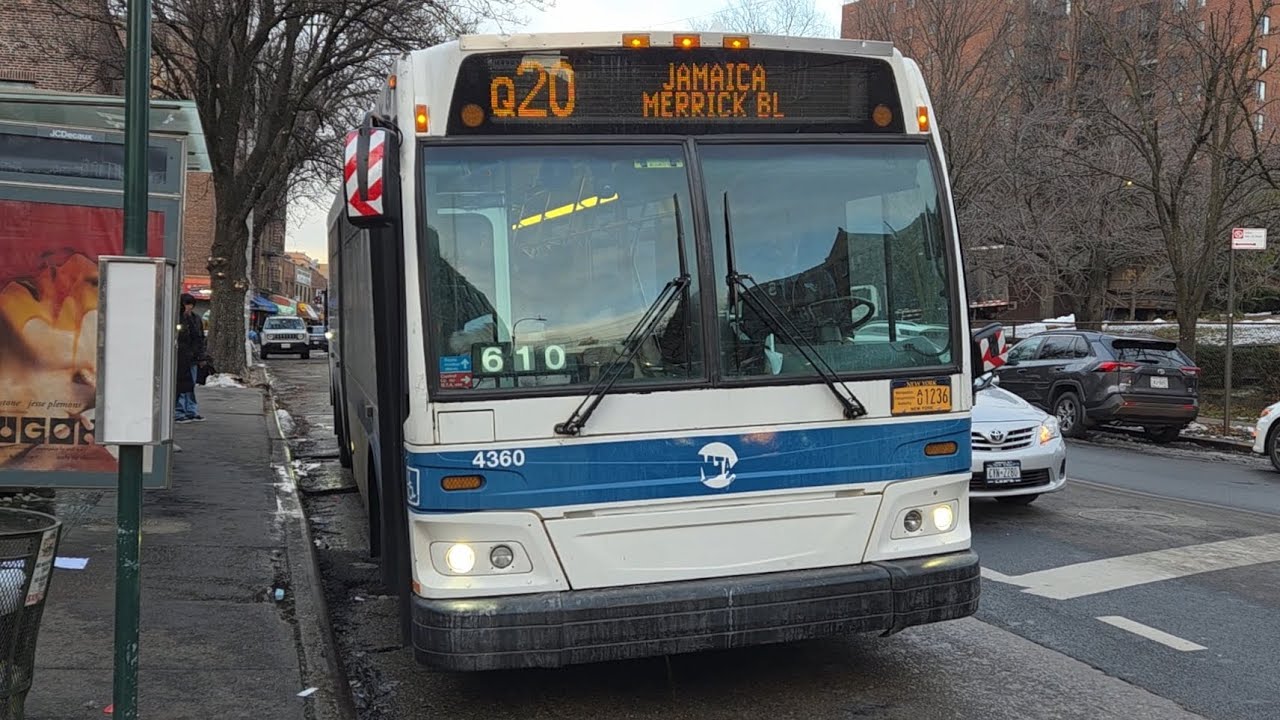 MTA NYCT: 2009 Orion VII NG HEV #4360 on the Q20 @ Union St/35th