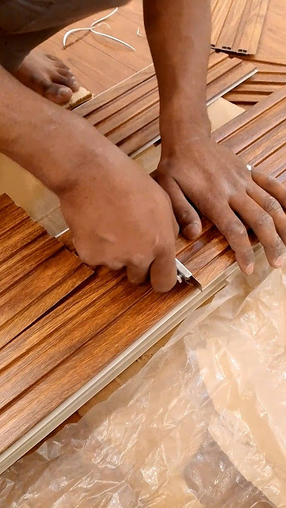 Wpc wall panel cutting tricks #seniorworking #tipsandtricks #hacks