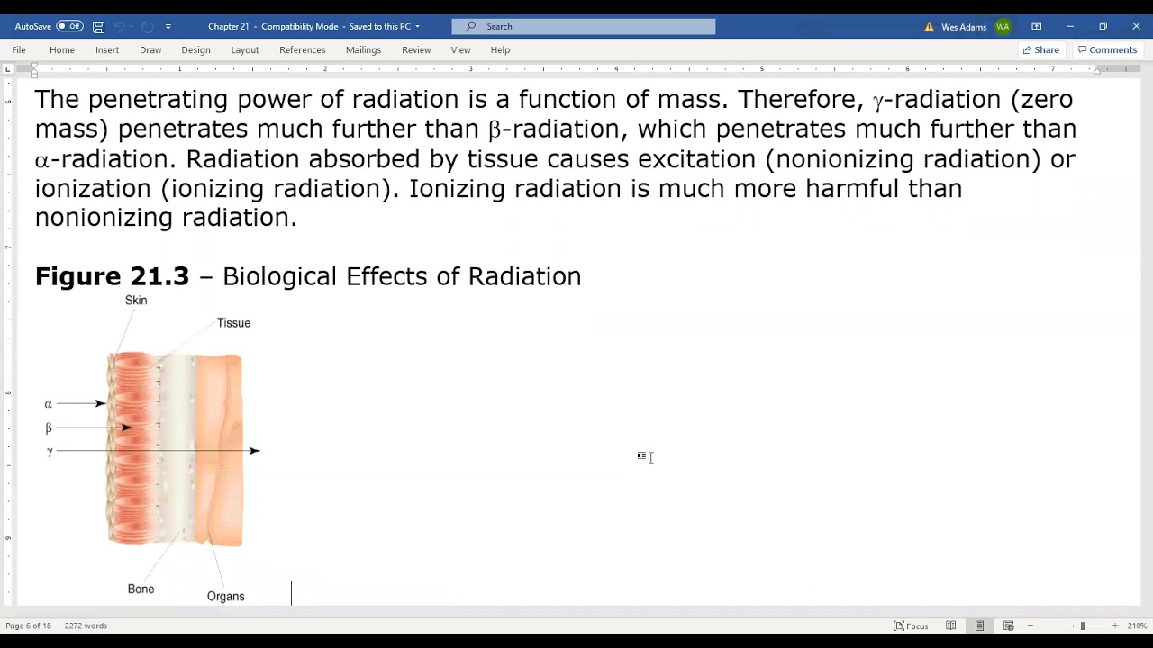 Detection of Radiation and Biological Effects of Radiation