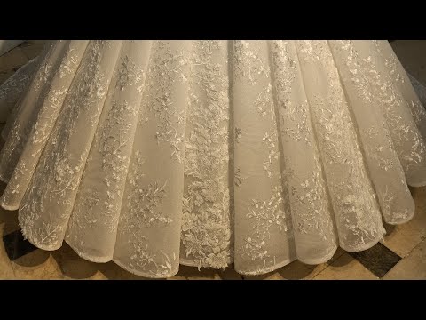 تفصيل فستان جوميه دبل كلوش