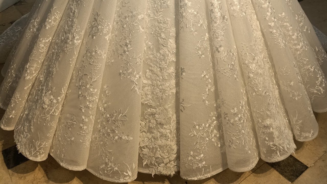 تفصيل فستان جوميه دبل كلوش