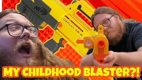 My First NERF blaster! - Nerf N-Strike Deploy CS-6 Unbox, Fire Test and Review!