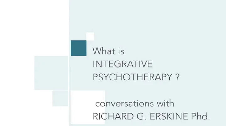 What is Integrative Psychotherapy ? [Subtitles]