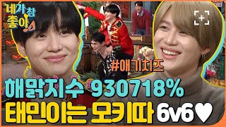 [태민.ZIP] 16살 어떻게 받쓰를 하죠.. 16살이 어떻게 간식게임을..모를 땐 형아 따라 모키따 이태민 / SHINee Taemin.ZIP | #네가참좋아 #놀라운토요일