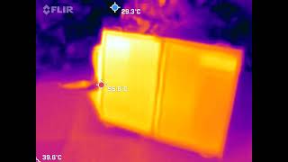 Using my FLIR thermal infrared camera to examine my portable solar panels for energy harvesting. by Muon Ray 665 views 1 year ago 4 minutes, 25 seconds