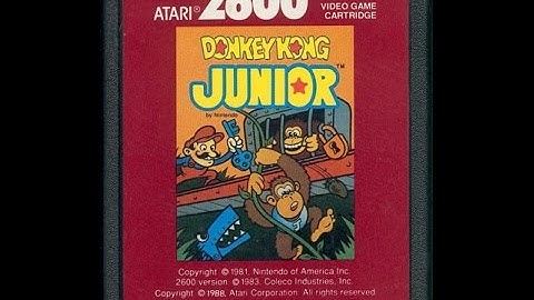 Atari 2600 Donkey Kong jr (missing pixel glitch)