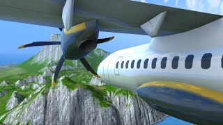 Air Archepelago Flight 6000 || Crash Animation || Turboprop Flight Simulator