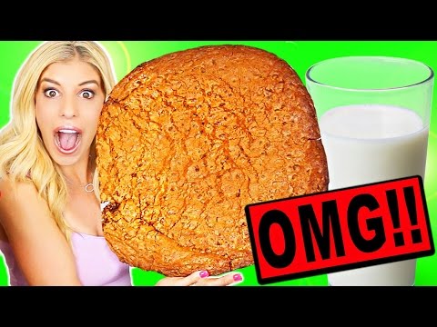 WORLD'S LARGEST GIANT CHOCOLATE CHIP COOKIE!! (20,000+ CALORIES)