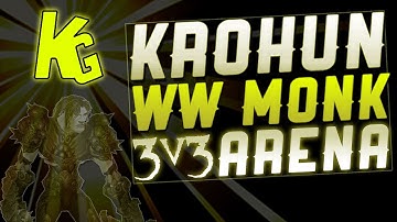 Windwalker Monk, Beast Mastery Hunter, Discipline Priest 3v3 Arena