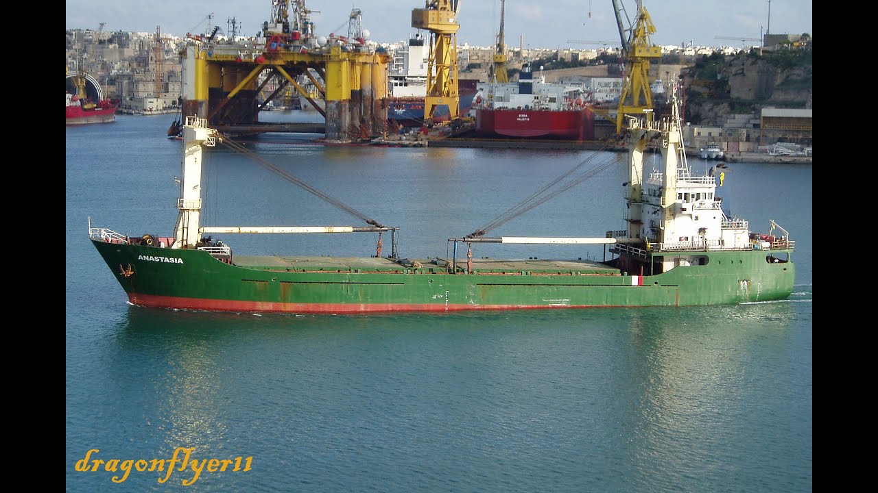 ⚓ shipspotting Valletta/Malta: General Cargo Ship ANASTASIA IMO8926121 ...