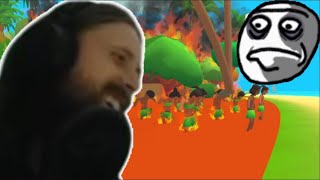 Forsen Kills whole Nation by erupting Volcano in GOTY candidate