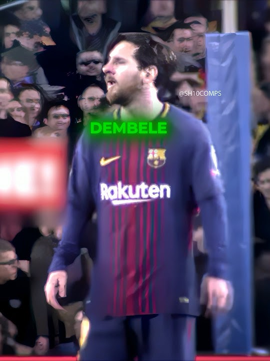 Messi Teaches Dembele How To Play 💔