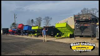 testing out a down 2 earth dump trailer by dumping 8000# of scrap in it.  7x14 7ga floor by Joey fuller best trailers 24,439 views 3 months ago 1 minute, 17 seconds