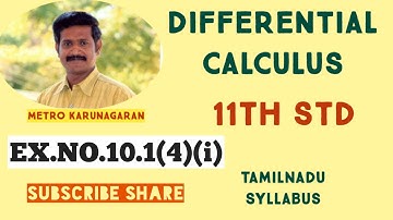 11th Std Maths Ex.10.1(4)(i) Show that t function f(x)= -x+2 and 2x-4 is not differentiable at x=2
